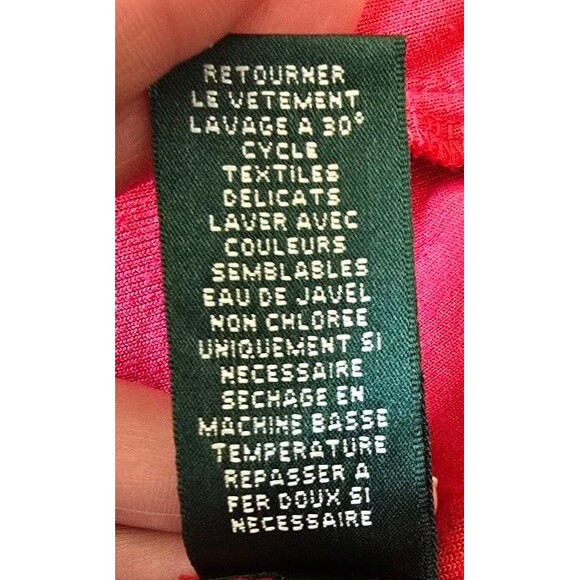 Lauren Ralph Lauren Active Velvet Velour Zip Up Red Training Jacket Size large - Picture 8 of 9